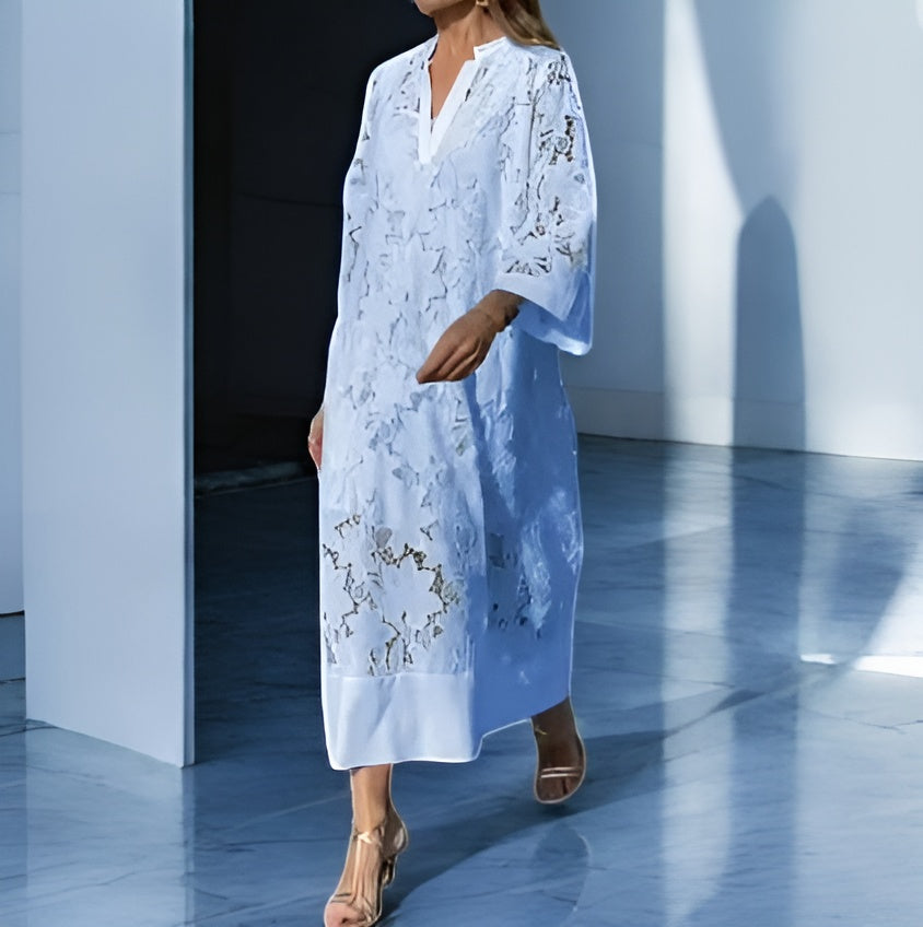 Silvana | Elegant Long Lace Gown