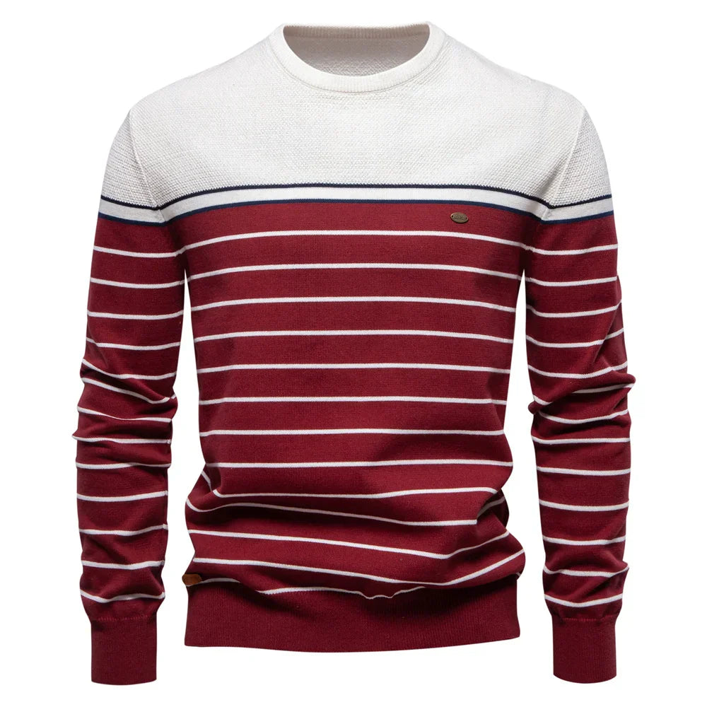 Laluna® | Men's Striped Sweater