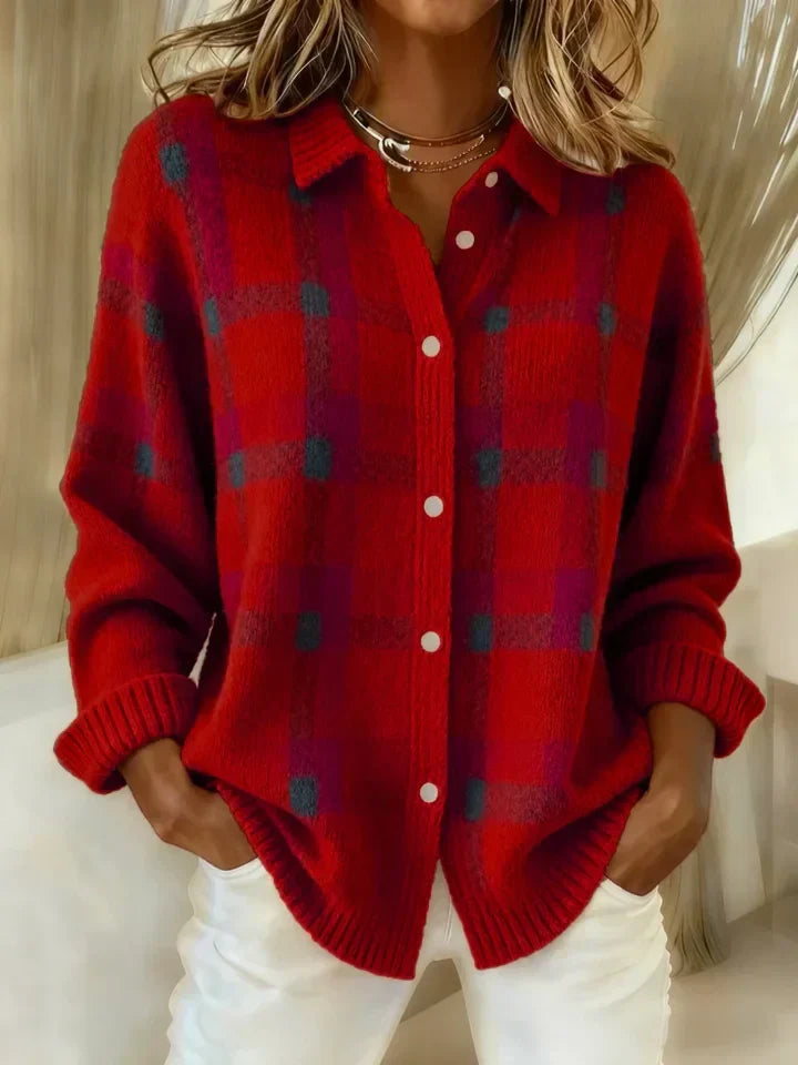 Laluna® | Retro Checked Sweater
