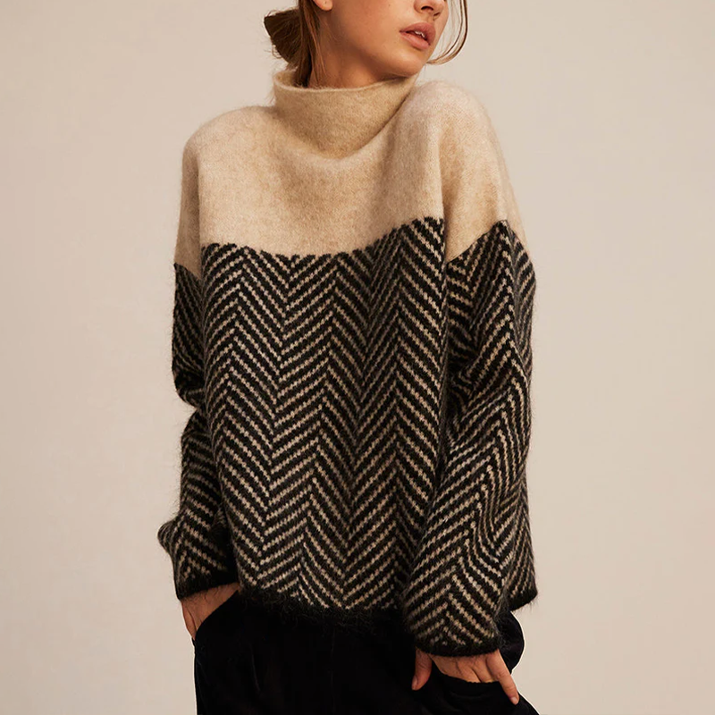 Laluna® | Cozy Turtleneck Knit Sweater