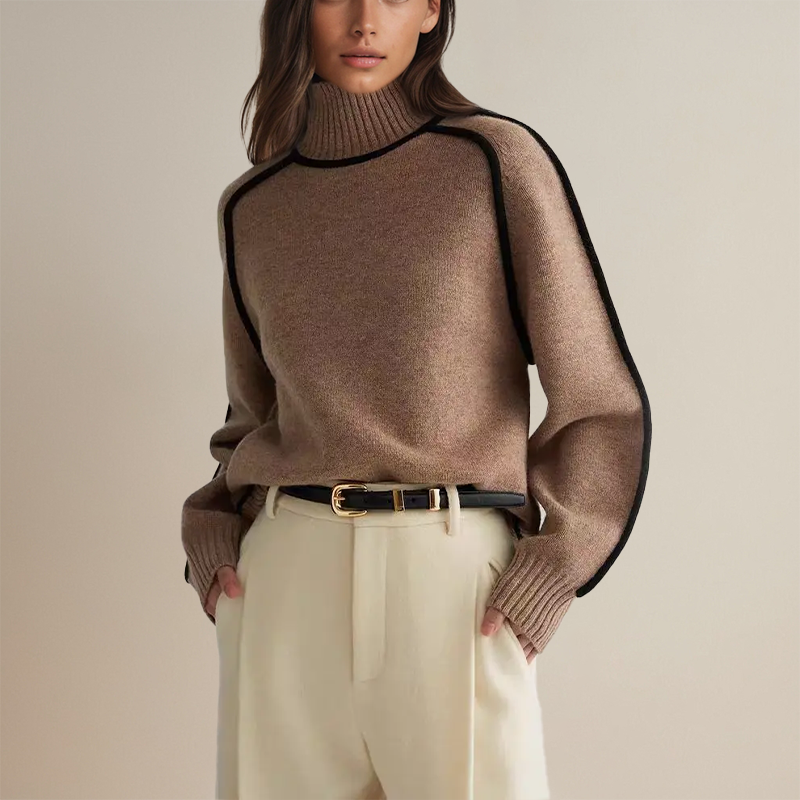 Laluna® | Cozy Wool Turtleneck Sweater