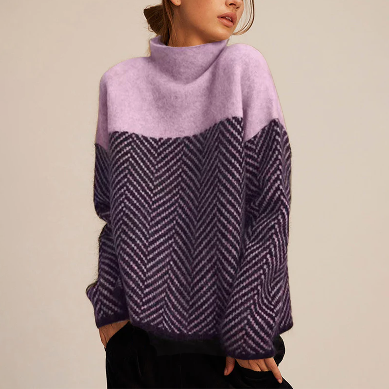 Laluna® | Cozy Turtleneck Knit Sweater