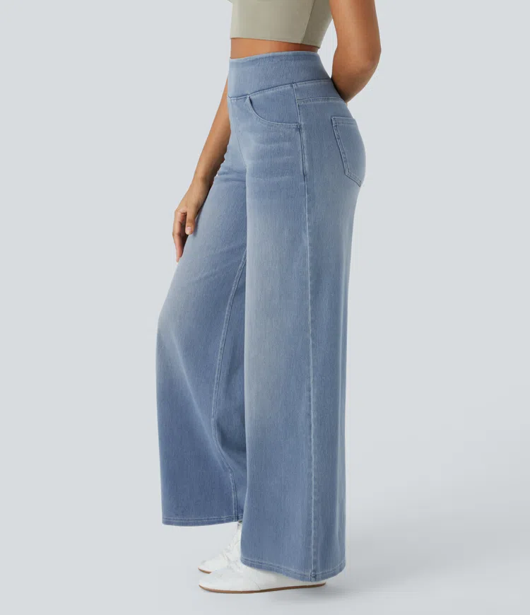 Laluna® | Comfortable high-waisted jeans