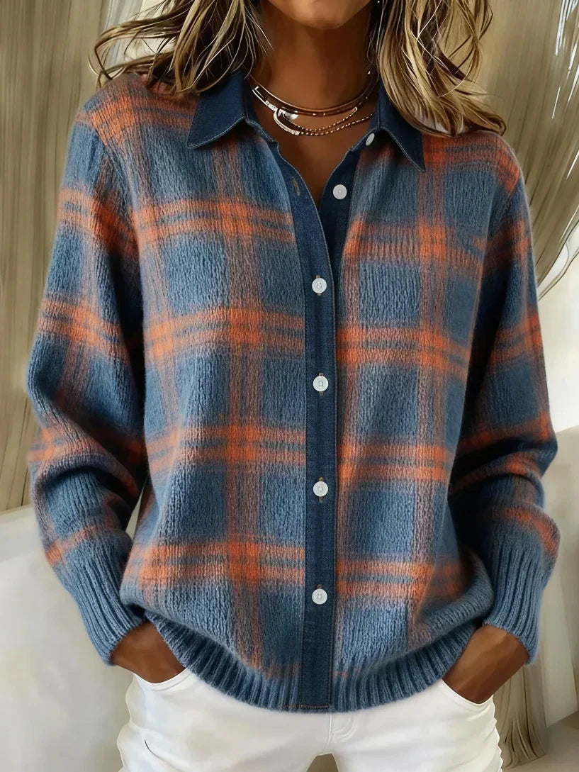 Laluna® | Retro Checked Sweater