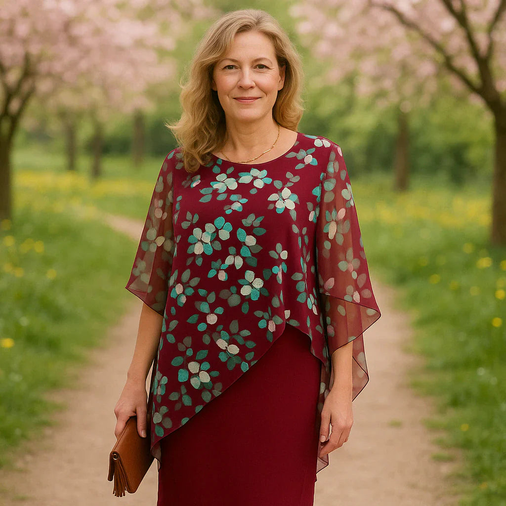 Laluna® | Chic Floral Elegance Dress