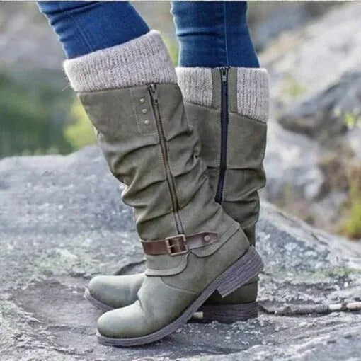 Laluna® | Ankle Boots With Side Zipper