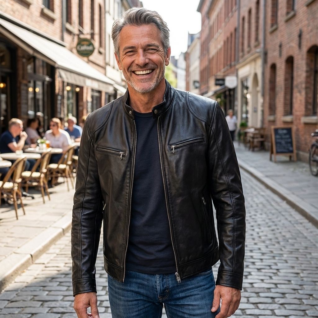 Laluna® | Casual Leather Jacket