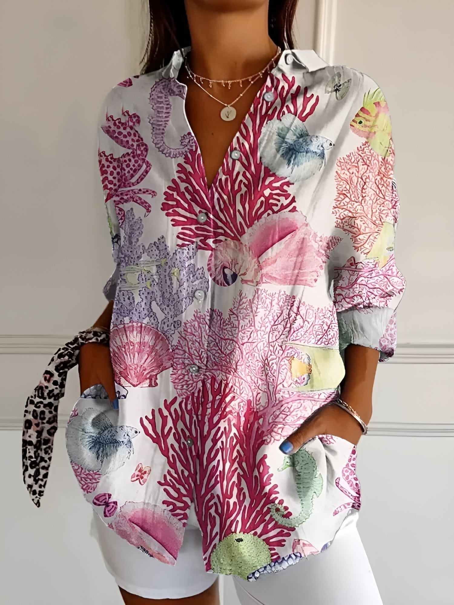 Laluna® | Printed Summer Blouse