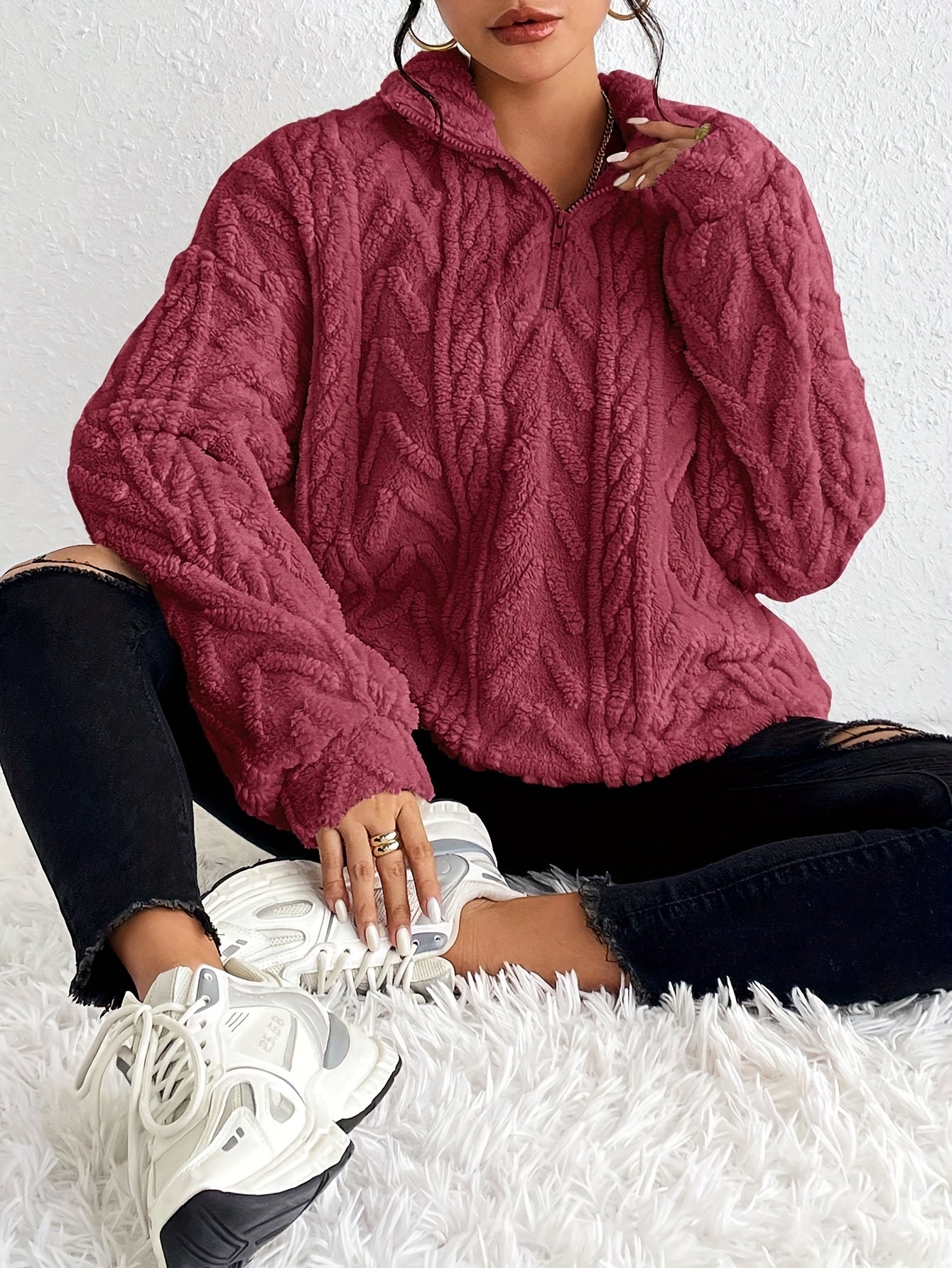 Laluna® | Stylish Fleece Sweater