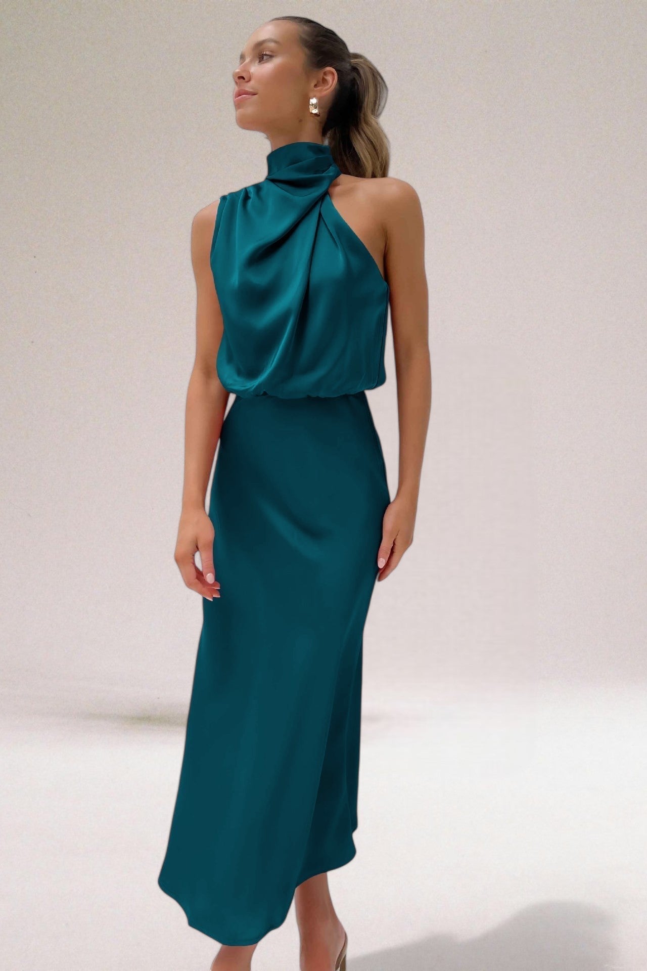Laluna® | Luxe Satin Glam Dress