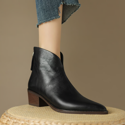 Laluna® | Elegant Small-Heeled Luxe Boots