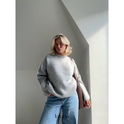 LALUNA® | Mohair Crew Neck Sweater