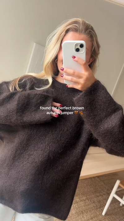 LALUNA® | Mohair Crew Neck Sweater