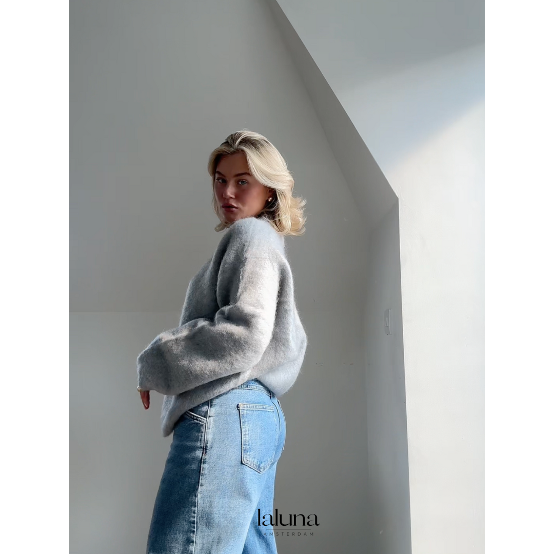 LALUNA® | Mohair Crew Neck Sweater