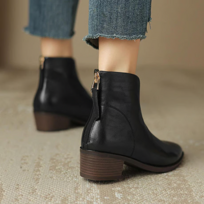 Laluna® | Elegant Small-Heeled Luxe Boots