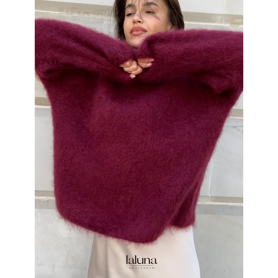 LALUNA® | Mohair Crew Neck Sweater