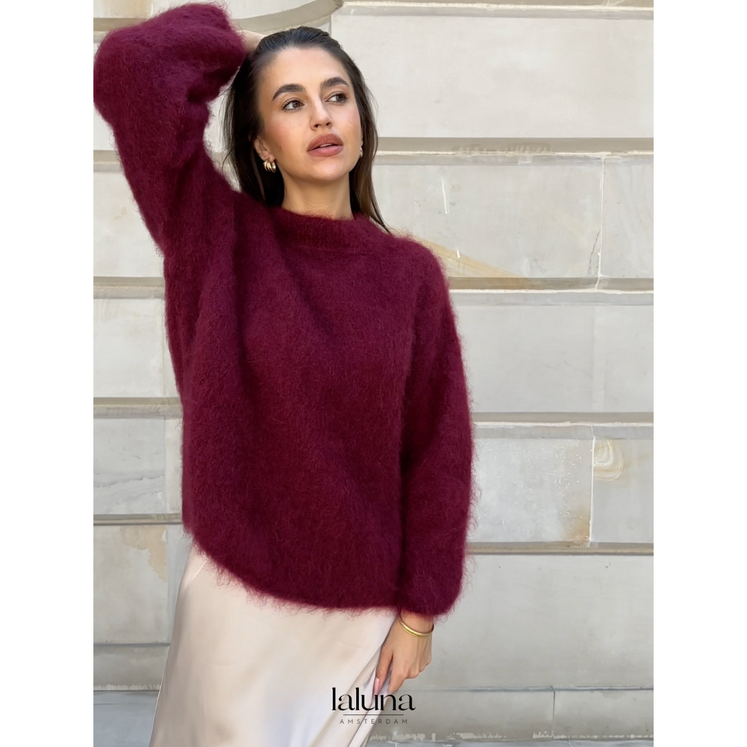 LALUNA® | Mohair Crew Neck Sweater