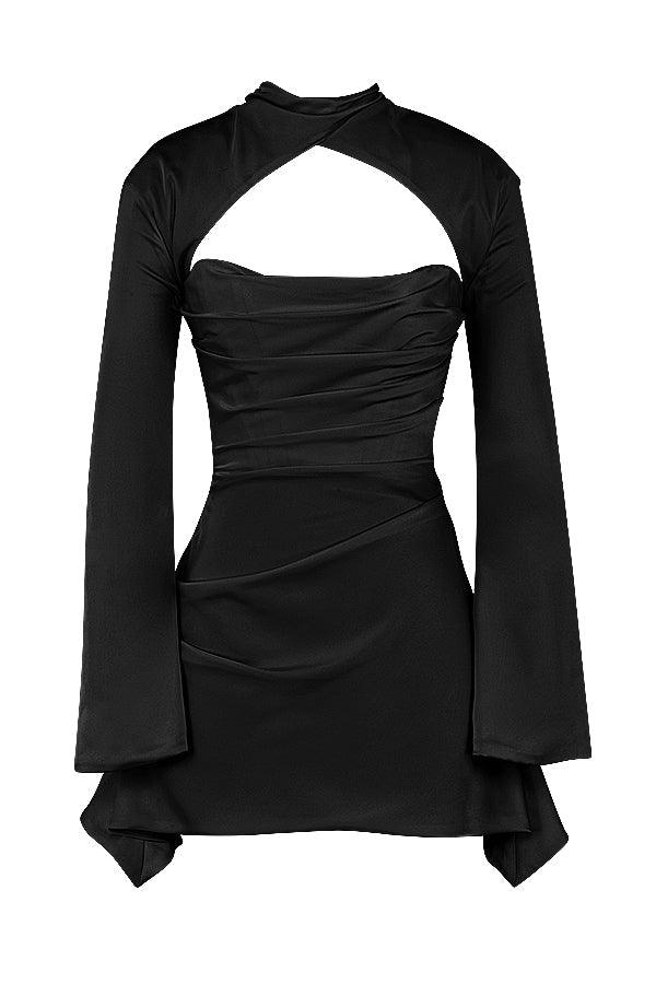 Laluna® | Elegant Draped Corset Dress