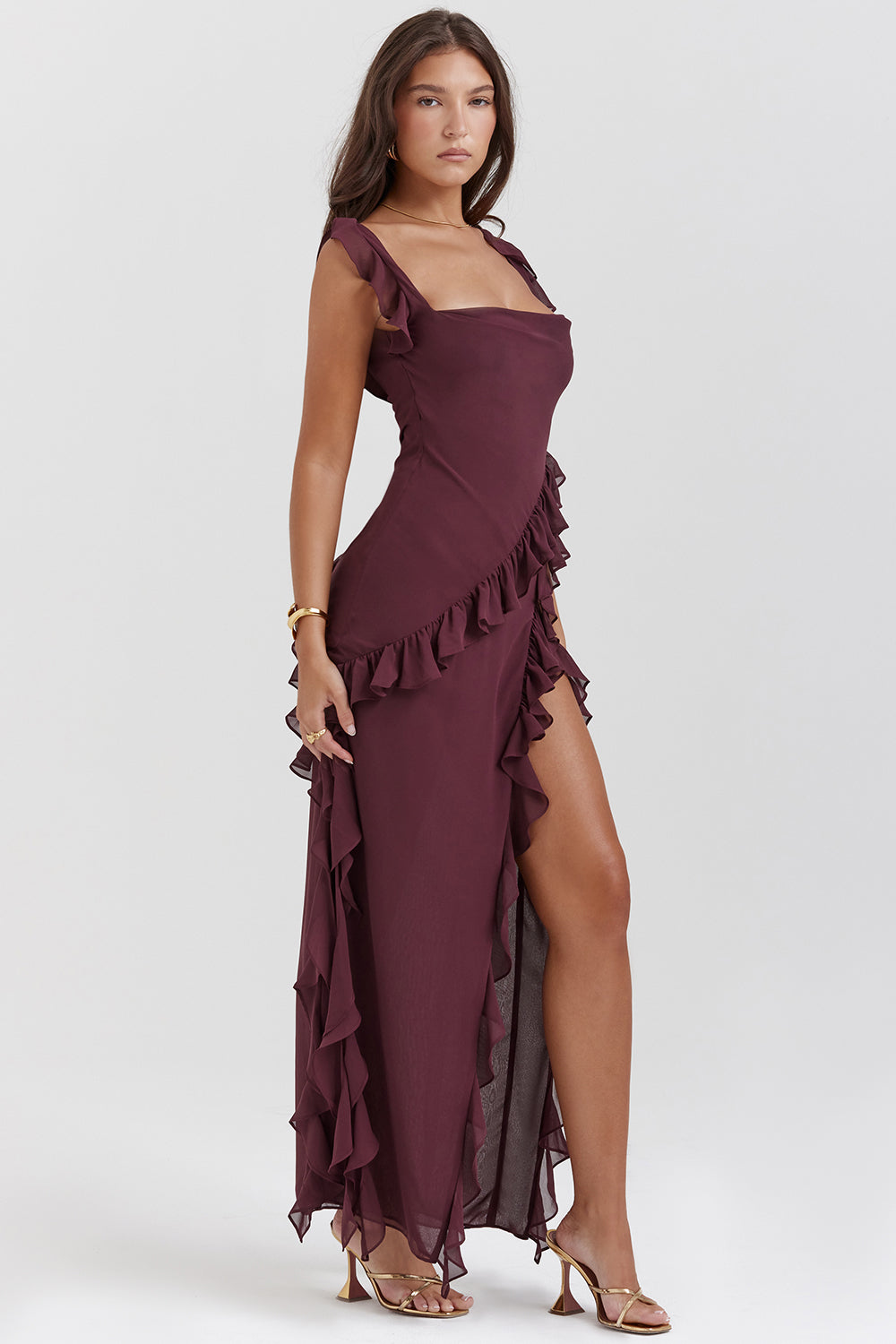 Laluna® | Ruffled Radiance Dress