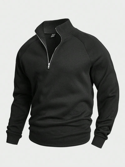 LALUNA® | Relaxed Half-Zip Sweater