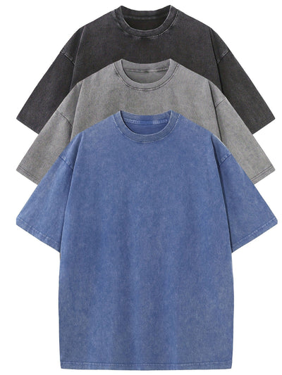 Laluna® | Essential Cotton Oversized Tee Set – Set of 3