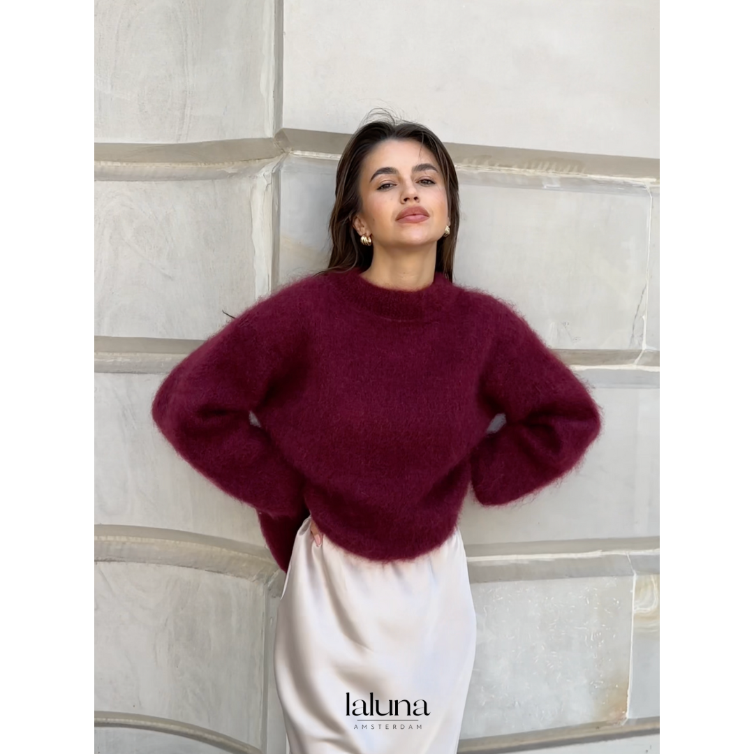 LALUNA® | Mohair Crew Neck Sweater