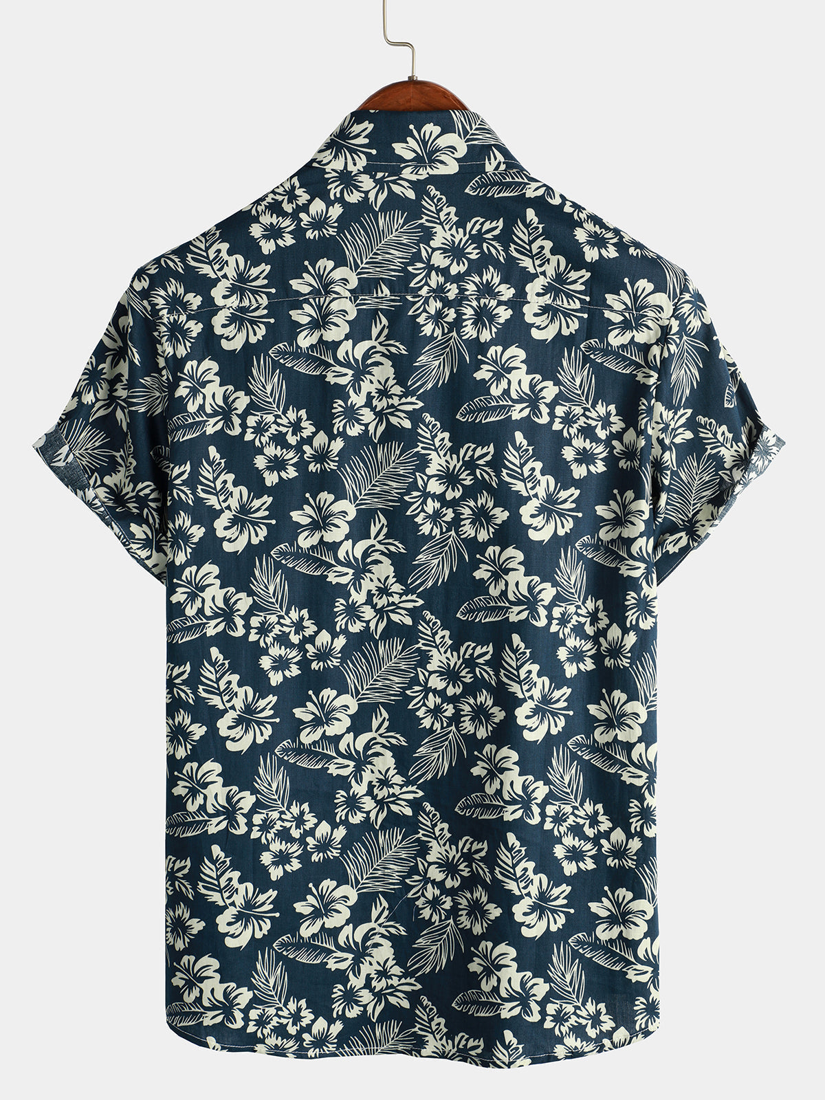 Short-Sleeve Cotton Hawaiian Shirt