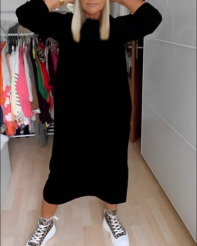 Laluna® | Round Neck Casual Dress