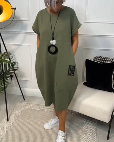 Easygoing Short-Sleeve Kaftan