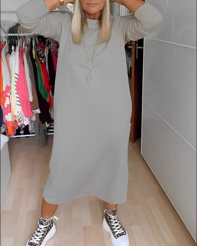 Laluna® | Round Neck Casual Dress
