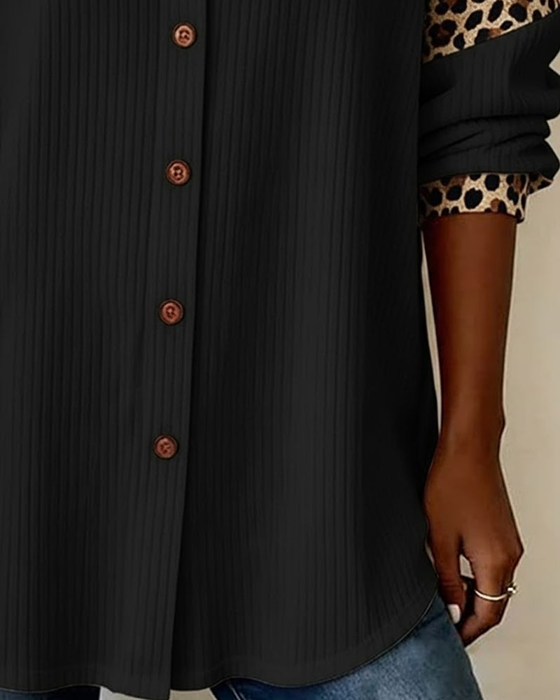 Laluna® | Shirt with Leopard Print