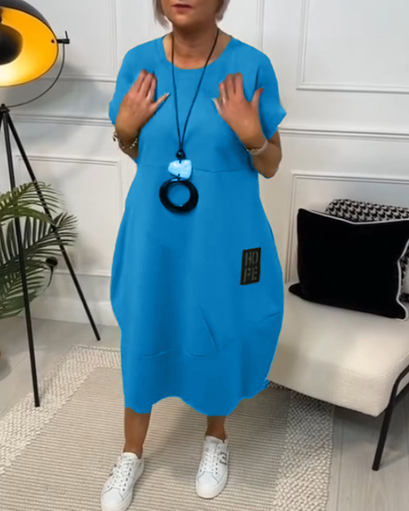 Easygoing Short-Sleeve Kaftan