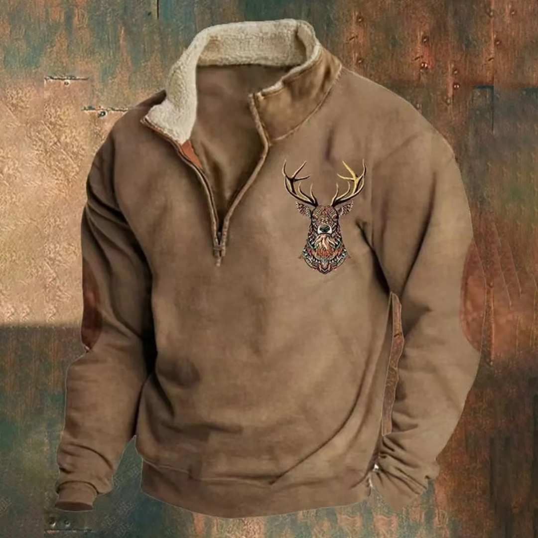 LALUNA® | Classic Quarter-Zip Sweater