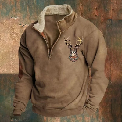 LALUNA® | Classic Quarter-Zip Sweater