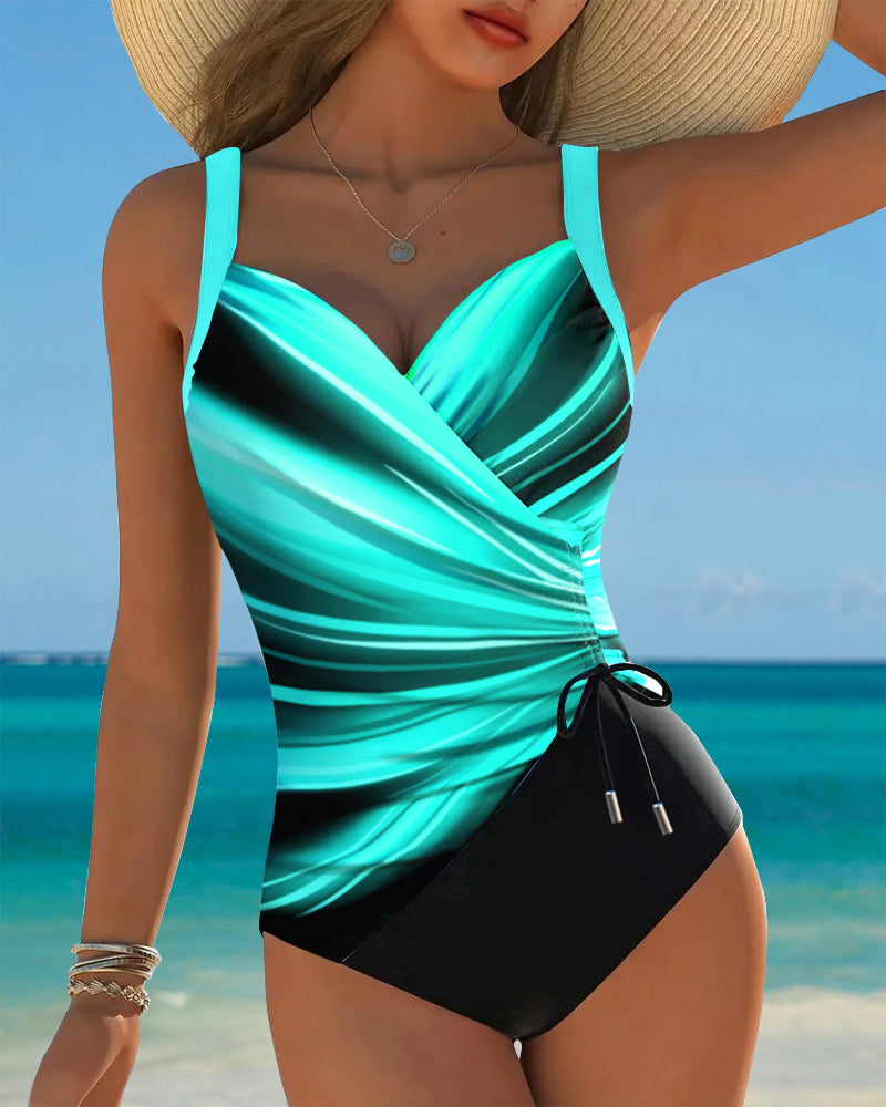 Laluna® | Contrast Cord Swimsuit
