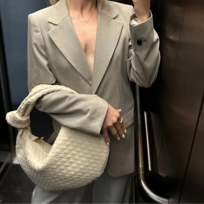 Laluna® | Oversized Braided Handbag for Women