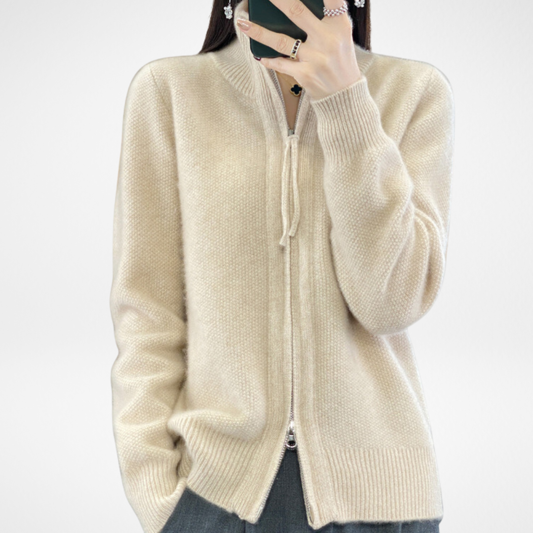 LALUNA® | Zippered Cashmere Vest