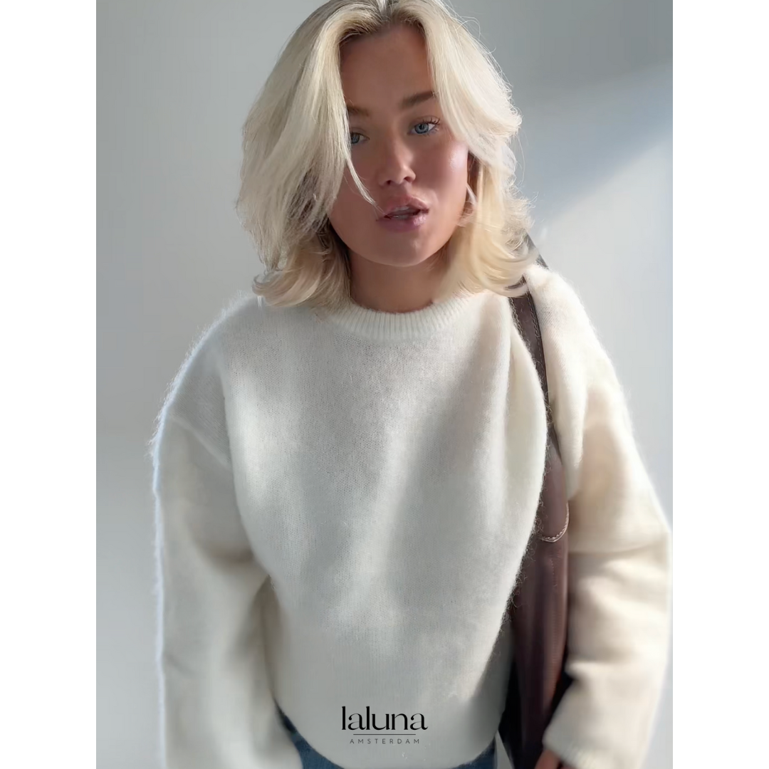 LALUNA® | Mohair Crew Neck Sweater