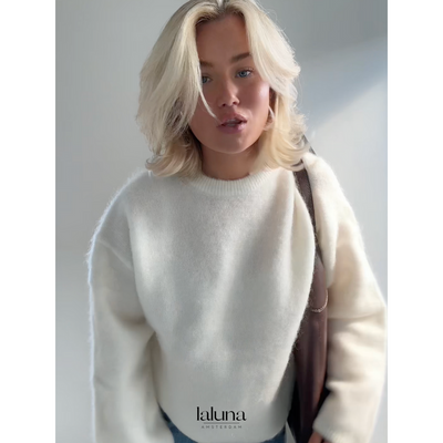 LALUNA® | Mohair Crew Neck Sweater