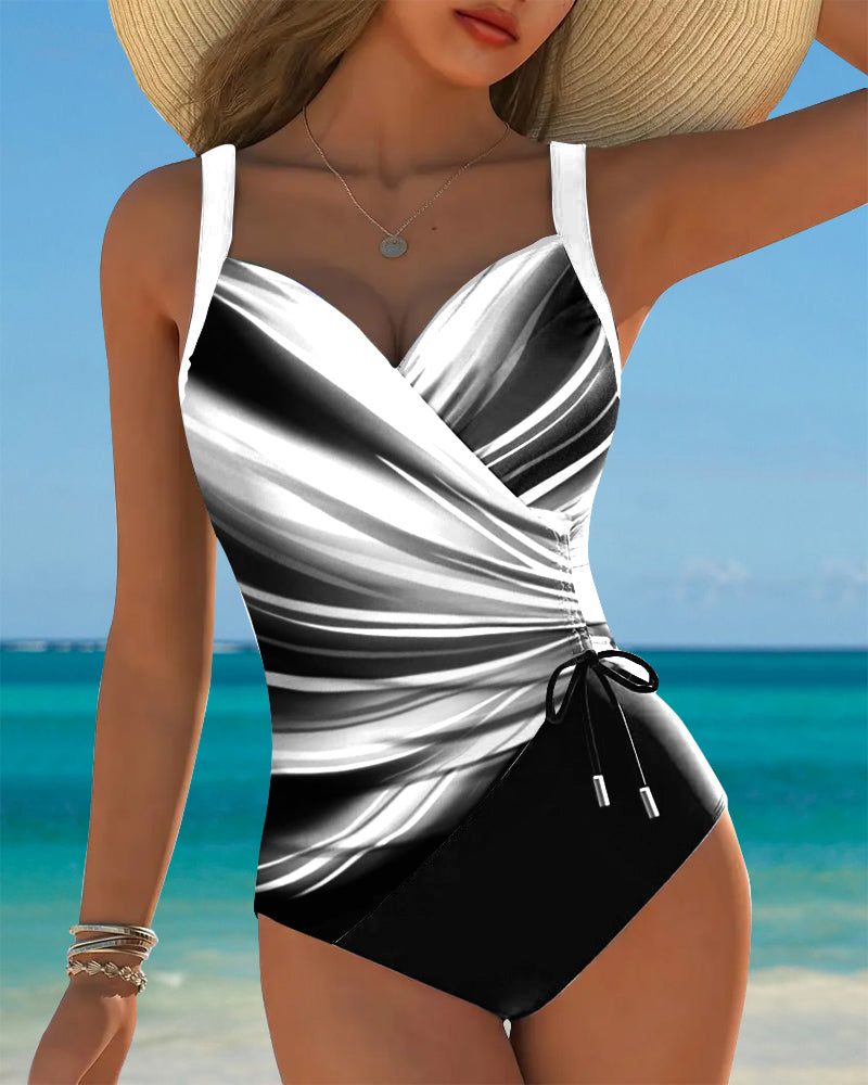 Laluna® | Contrast Cord Swimsuit