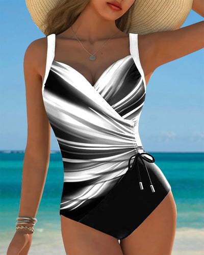 Laluna® | Contrast Cord Swimsuit