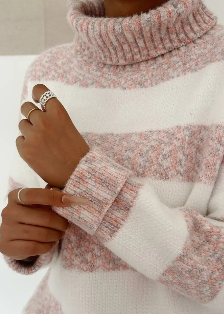 LALUNA® | COMFORTABLE STRIPED KNIT