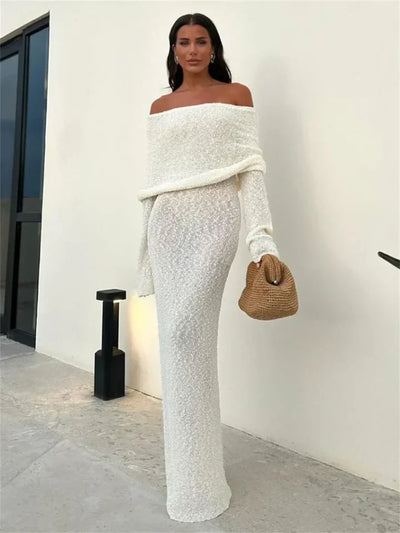 LALUNA® | Off-Shoulder Maxi Gown