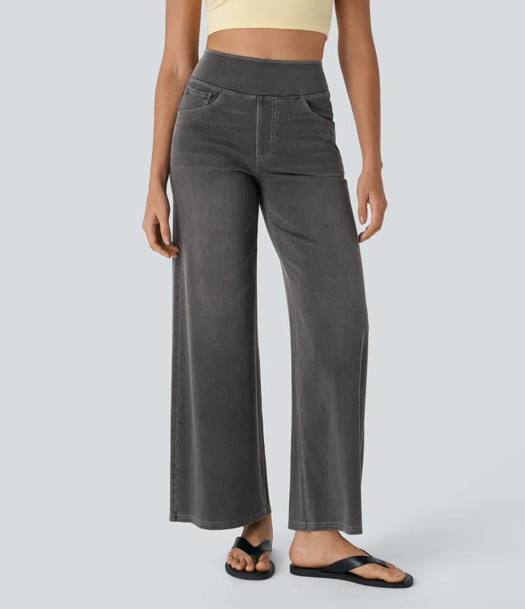 Laluna® | Comfortable high-waisted jeans