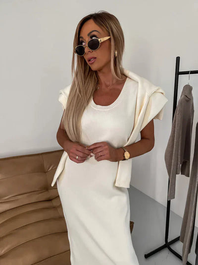 LALUNA® | Coordinated Dress and Turtleneck Set