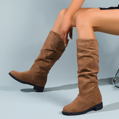 Laluna® | Cozy Mid-Calf Booties
