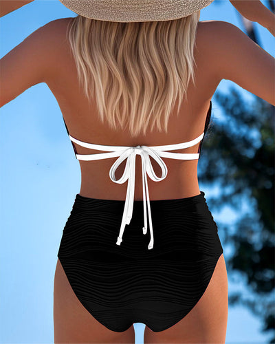 Double-Strap High-Waisted Bikini