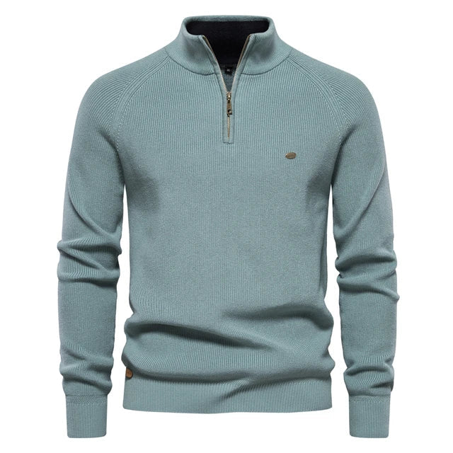 Laluna® | Cozy Knit Zip-Up Sweater
