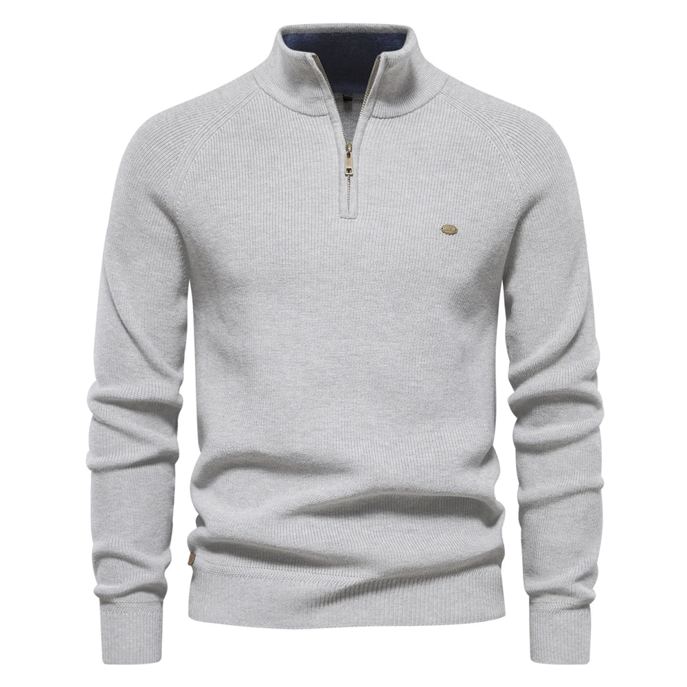Laluna® | Cozy Knit Zip-Up Sweater