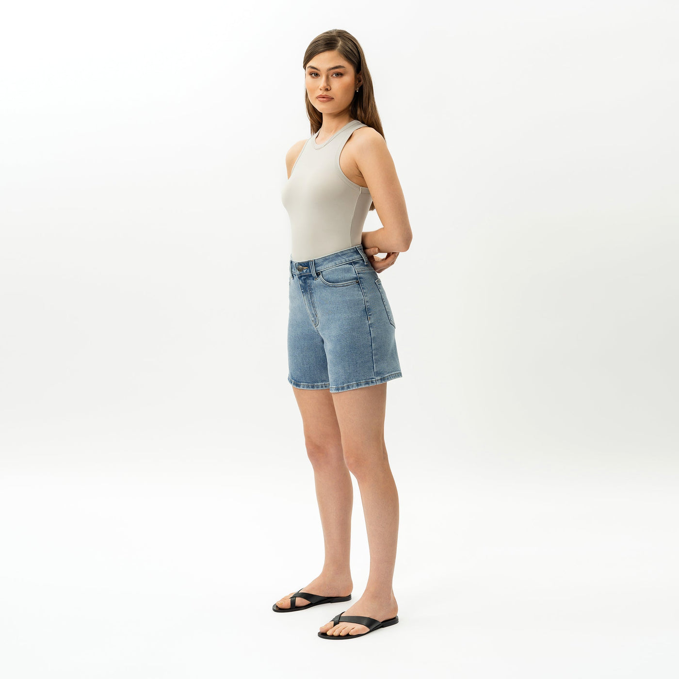 Flexible ComfortDenim™ Shorts